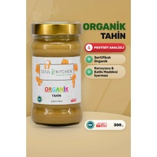 Soul Kitchen Organik Ürünler Organik Tahin Çiğ Susamdan Yerli Üretim Katkısız 300 g