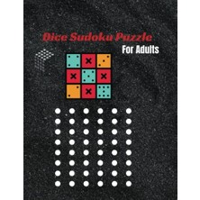 Pratik Ev Yetişkinler Için Zar Sudoku Bulmacası, Büyük Harfli, Orta-Zor Seviye, 180 Bulmaca, Çözümlü
