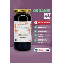 Soul Kitchen Organik Ürünler Organik Dut Özü Soğuk Sıkım Şeker İlavesiz Katkısız 315 g