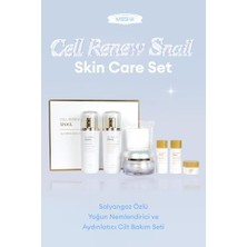 Pratik Ev Salyangoz Özlü Yoğun Nemlendirici ve Aydınlatıcı Set Cell Renew Snail Skin Care Set, 8410