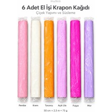 Mutkin Ithal Grapon Kağıdı 75 gr 50 cm x 2,5 M Çiçek Yapımı ve El Işi Süsleme Kağıdı
