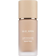 Pratik Ev Kırışıklık Karşıtı Nemlendirici SPF30 Parlak Bitişli Fondöten Care Enhancer 808 Warm Amber