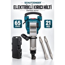 SCHUTZENGER 65 mm Elektrikli Sadece Kırıcı Hilti, 21 Kg, Çantalı ve 2 Keski Uçlu Tekerlekli Çanta Matkap