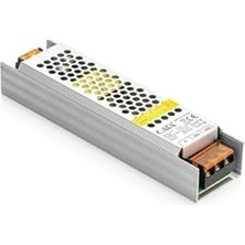 Pratik Ev 10A Slim LED Trafosu Fansız (120W), Krom