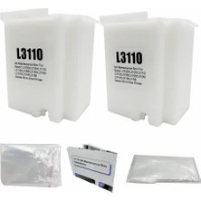 Pratik Ev Epson 103 L3250 ile Uyumlu Süngerli Atık Mürekkep Tankı Atık Kutusu Waste Ink Pad 2 Adet