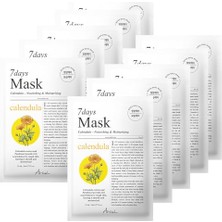 Pratik Ev 7 Days Mask Calendula P - Besleyici, Nemlendirici ve Onarıcı Vegan Kağıt Maske