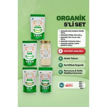 Soul Kitchen Organik Ürünler Organik İrmik 400 g, Pirinç Unu 500 g, Tam Yulaf Unu 250 g, Tarhana 500 g, Arpa Şehriye 300 g Ek Gıda Seti
