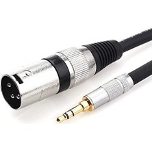 Pratik Ev 3.5 mm Stereo To Xlr Erkek Kablo 1.5 Metre