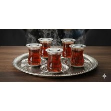 Pratik Ev 12'li Paslanmaz Çelik Çay Bardağı Kapağı, Şeker Islanmasını Önleyici Çay Pulu