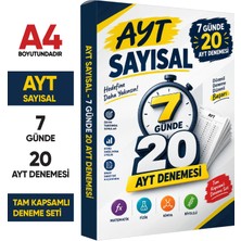 Asimetrik Yayınları Yks - Ayt 7 Günde Sayısal Supara Yayınları Matematik-Fen Bilimleri 20LI Deneme Kitabı