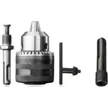 Rekotools Kırıcı Delici İçin Mandren Adaptörü SDS Plus 13mm Metal Anahtarlı Mandren ile Kullanım Kolaylığı