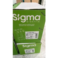 Sigma Elektrik 3K160160 Mccb Kompakt Şalter 160A 3p 40KA Termik Manyetik