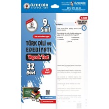 TeknoKapsül Özdebir Yayınları 9. Sınıf Türk Dili ve Edebiyatı Yaprak Test