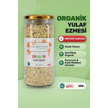 Soul Kitchen Organik Ürünler Organik Yulaf Ezmesi Cam Kavanoz Katkısız 200 g