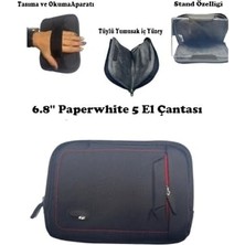 Pratik Ev Paperwhite 6.8 Inç Uyumlu E-Kitap Okuyucu El Çantası, Siyah