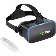 Pratik Ev Vrpark V6 3D Sanal Gerçeklik Gözlüğü + Vr Kablosuz Bluetooth KUMANDA-AL4748