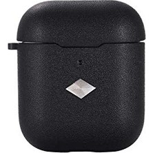Pratik Ev Airpods Uyumlu Airbag 19 Kılıf, Siyah