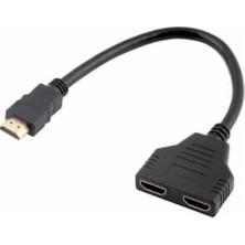 Pratik Ev 6446 2 Port HDMI Splitter Switch Çoklayıcı, Çoklu Ekran, Sinyal Kayıpsız