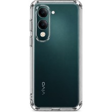 Mopal Vivo Y04 4g Uyumlu Şeffaf 2mm Silikon Kılıf | Kamera Korumalı