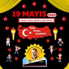 Pratik Ev 19 Mayıs Atatürk Ü Anma Gençlik ve Spor Bayramı Okul Panosu