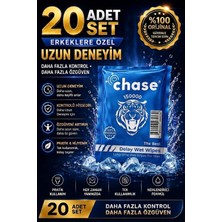 Chase 150000 Erkeklere Özel Geciktrici Mendil 20 Adet
