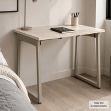 Vilinze Biga Sabit Mdf Metal Ayak Çalışma Ofis Masası