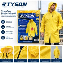 Tyson Professıonal Hand Tools Pardösü Sarı Yağmurluk
