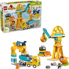 Efnaz Style 10476 LEGO Duplo Inşaat Sahası ve Araçları 84 Parça +3 Yaş