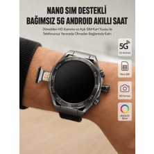 Demrion Kameralı 5g Android Akıllı Saat Amoled Ekran Wi-Fi Gps Sım Kart Destekli