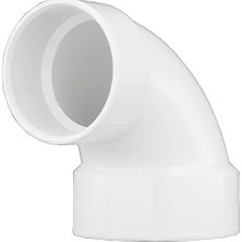 Pratik Ev 3 x 4 Dwv Klozet Bükme Azaltma Hub x Hub Dwv (Drenaj, Atık ve Havalandırma) (1 Adet Adet)
