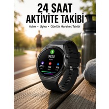 Demrion Akıllı Saat Bluetooth Bağlantılı Amoled Ekran Uyku ve Sağlık Takibi Yeni Nesil
