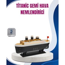 Pratik Ev Yamanhobi Dekoratif Gemi Modeli 7 Renk Işıklı Hava Nemlendirici ve Oda Kokusu Difüzörü