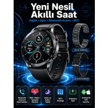 Demrion Suya Dayanıklı Dokunmatik Akıllı Saat Bluetooth 5.0, Sesli Asistan ve Sağlık Takibi