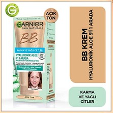 Pratik Ev Skin Naturals Bb Krem Mucizevi Cilt Kusursuzlaştırıcı Karma/yağlı Ciltler Açık Ton; 40 Ml, 1 Paket (1 x 40 Ml)