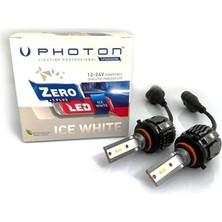 Pratik Ev Ampul Zero Hb3 9005/HB4 9006 Fansız LED 12V-24V Headlight ZR3725