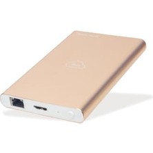 Pratik Ev Hdd, Nascloud H2 1 Ghz 2.5" Sata3 Destekli USB 3.0 Linux Os Kişisel Nas Cihazı, Bej BBPM19337