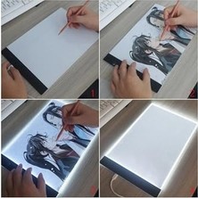 Pratik Ev A5 Beyaz LED Işıklı Çizim ve Kopyalama Tahtası