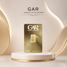 Gar 3 Adet 2,5 gr 24 Ayar  995 Altın