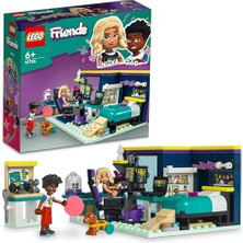 Pratik Ev Friends Nova'nın Odası 41755-6 Yaş ve Üzeri Çocuklar Için 2 Mini Bebek (Nova ve Zac) Içeren Yaratıcı Oyuncak Yapım Seti (179 Parça)