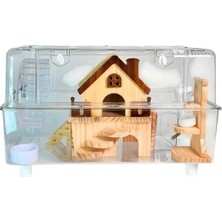 Pratik Ev 50X30X15 cm Ölçülerinde Galaxy Hamster Kafesi