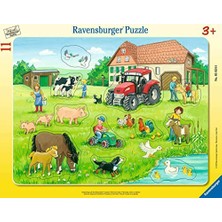 Pratik Ev 50246 11 Parçalı Büyük Çerçeveli Köyde Yaz Puzzle