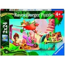 Pratik Ev 2X24 Parça Gigantosaurus Dinozor Yapboz