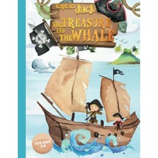 Pratik Ev Captan Jack The Treasure And The Whale, Book Tale Fabia 8.5X11 Pol With Colouring Drawings And Games 26 Pages