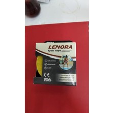 Pratik Ev Lenora Spor Tape Kinezyo Bant Sarı; Su Geçirmez | Hipoalerjenik, Elastik Yapı, Fda Onaylı, Kas Ağrısı Desteği, Rehabilitasyon Bandı