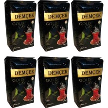 Demçek Siyah Gold Çay 1000 gr x 6'lı Avantaj Paketi