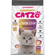 Catzo Tavuk Etli Yavru Kedi Maması 500 G