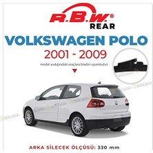 Pratik Ev Volkswagen Polo 2001-2005 Uyumlu Arka Silecek