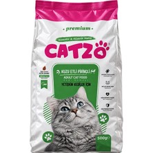 Catzo  Premium 500 Gr. Kuzulu Yetişkin Kedi Kuru Maması