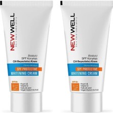 Pratik Ev 2 Adet Besleyici Spf Korumalı Cilt Beyazlatıcı Krem 50 Ml, T1000023