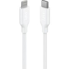 Pratik Ev Usb-C - Lightning 120 cm Hızlı Şarj/data Kablosu 5DK40